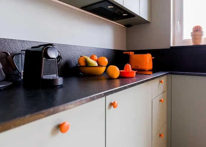 Apartment Orange And Towers